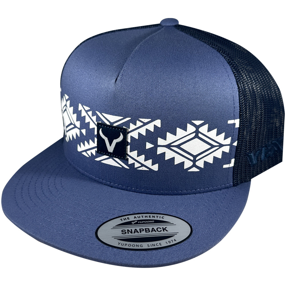 The Baller - Pale Royal Blue/Navy Mesh