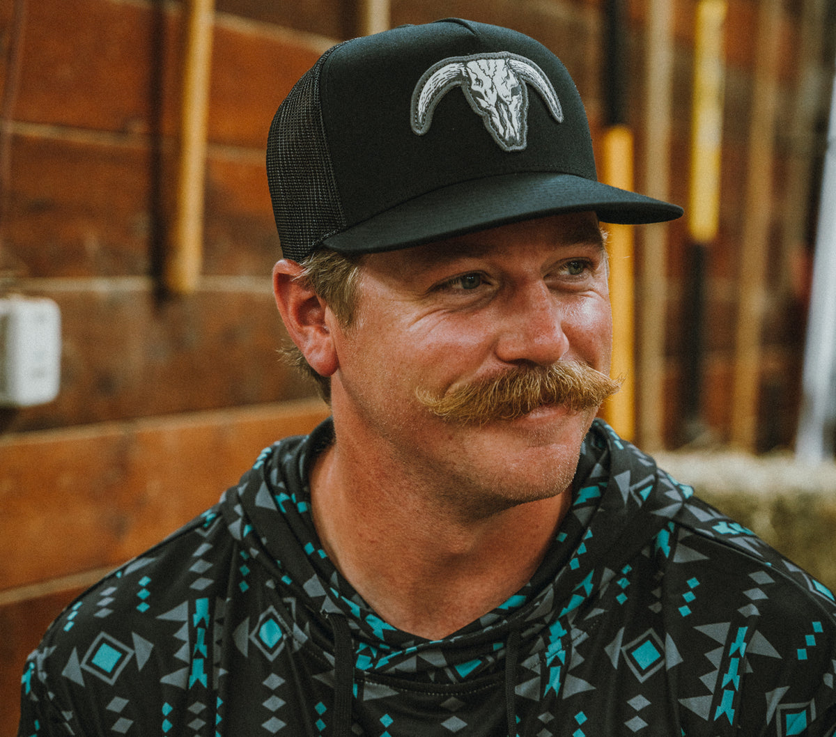 Bull Skull - Western caps for men
