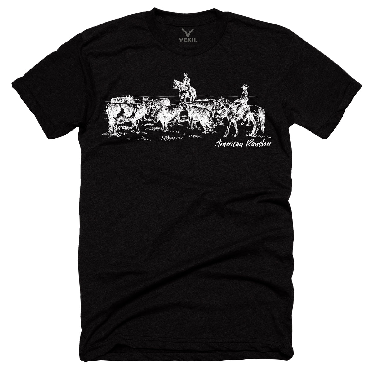 Vexil Brand - American Rancher - Checking Cows - Black