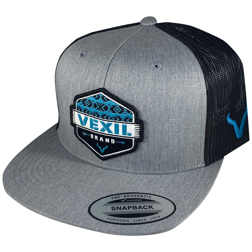 Dakota - Heather Grey/Black Mesh
