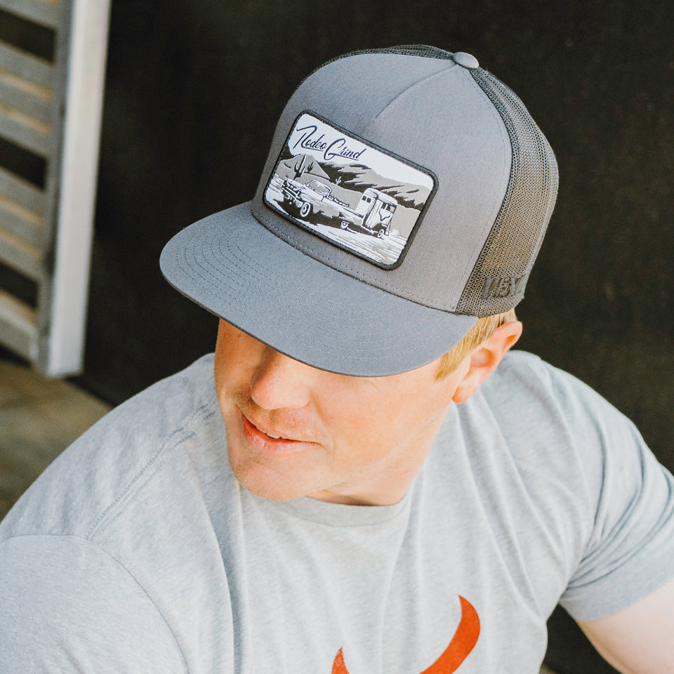 Rodeo Grind - Cadillac - Charcoal/Black Mesh