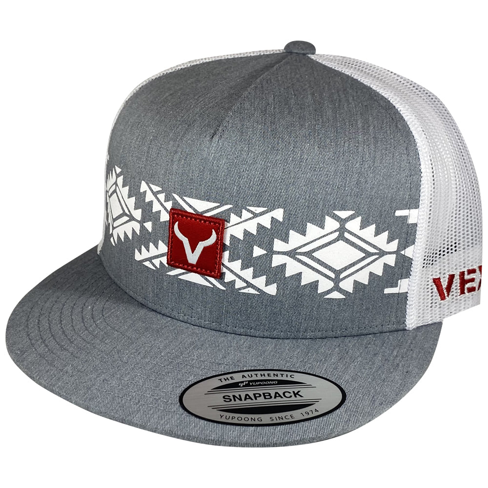 The Baller - Heather Grey/White Mesh