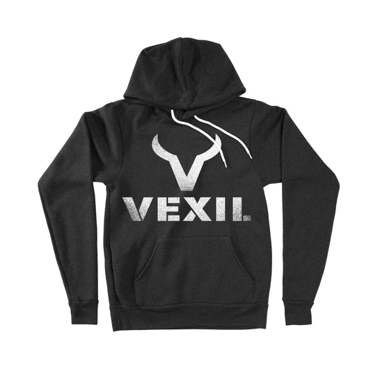 Vexil Brand - Hoodie - Distressed Logo - Black