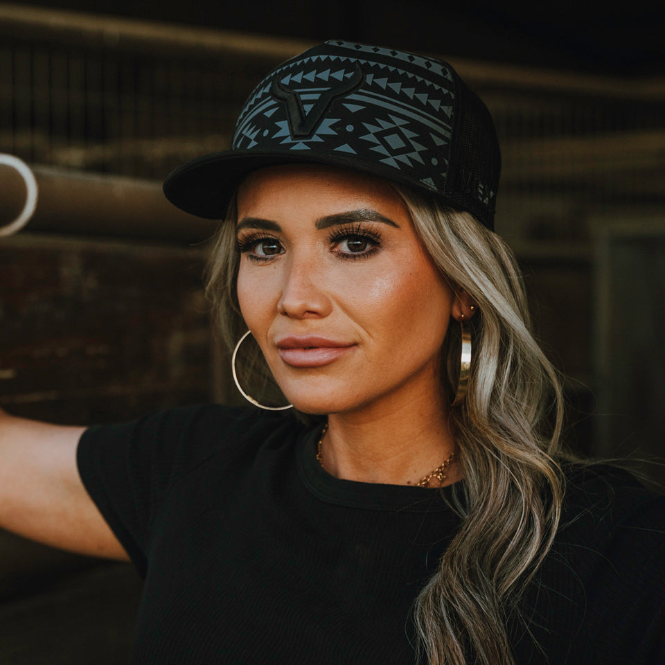 Vexil Brand - Black Icon - Black/Aztec/Black Mesh