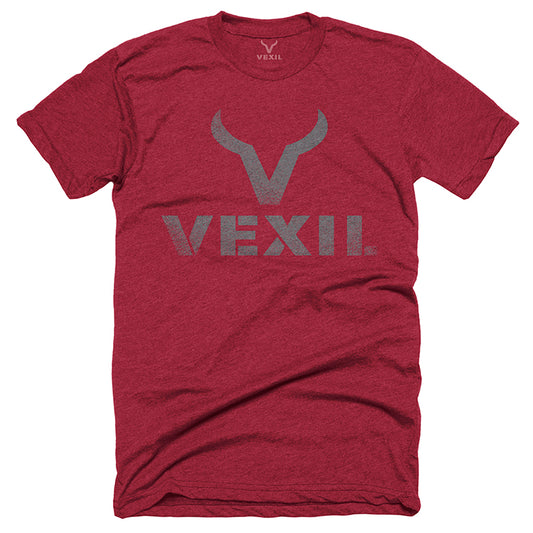 Vexil Brand - Distressed Logo - Cardinal
