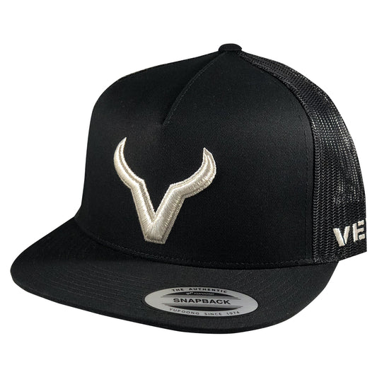 Vexil Brand - Silver Icon - Black/Black Mesh