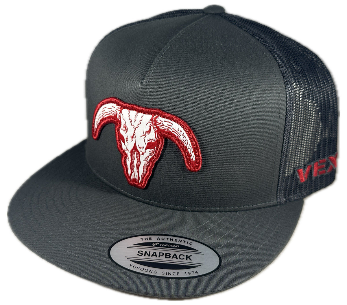 Bull Skull - Charcoal/Charcoal Mesh