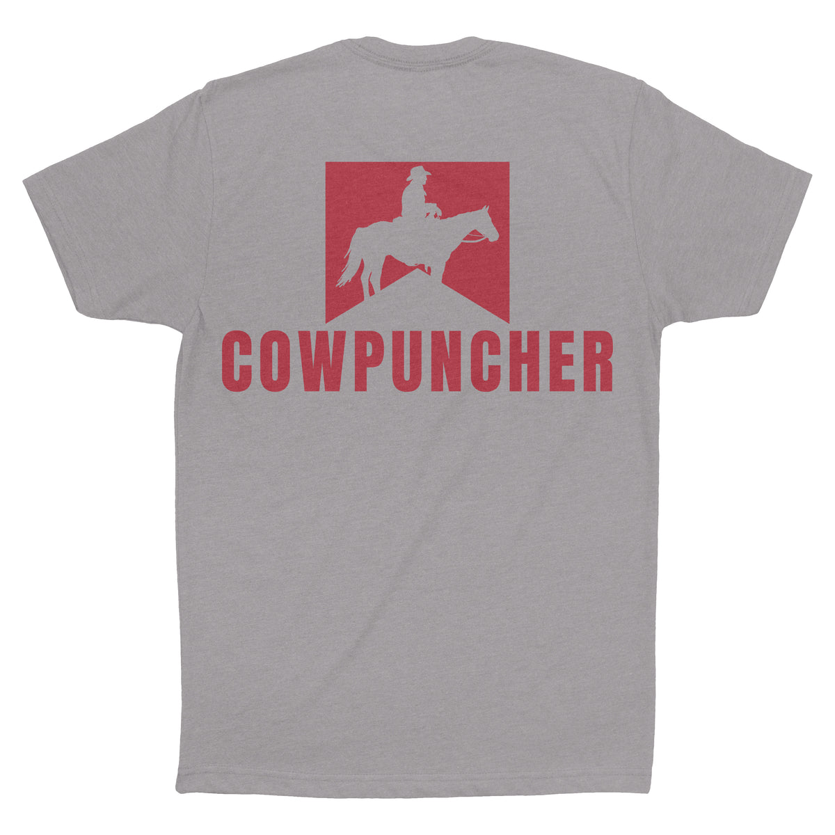 Cowpuncher - Badge - Heather Grey