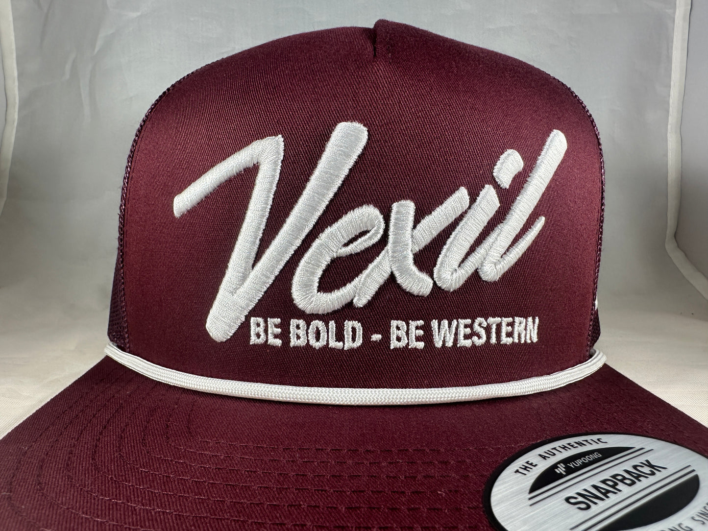 Vexil - Be Bold, Be Western - Maroon/Maroon Mesh