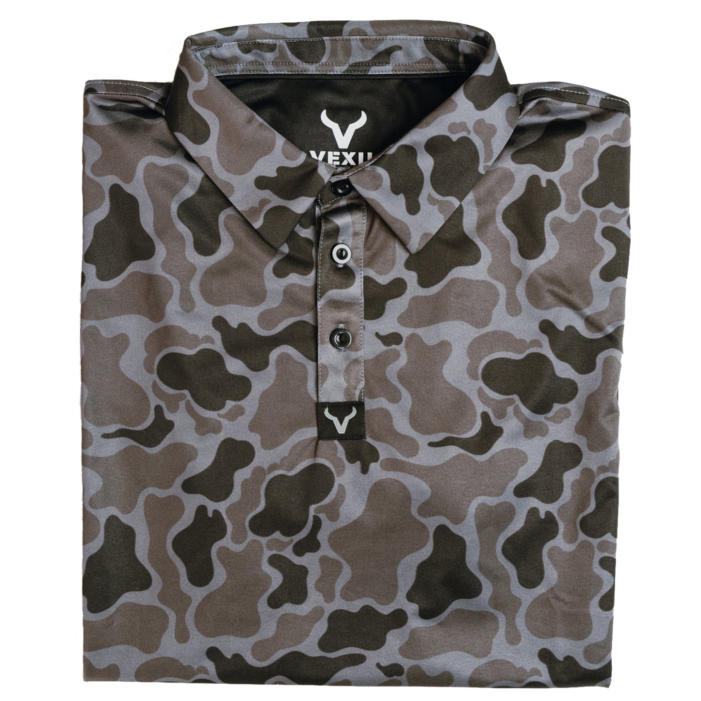 Vexil Brand - Polo - Black Retro Camo