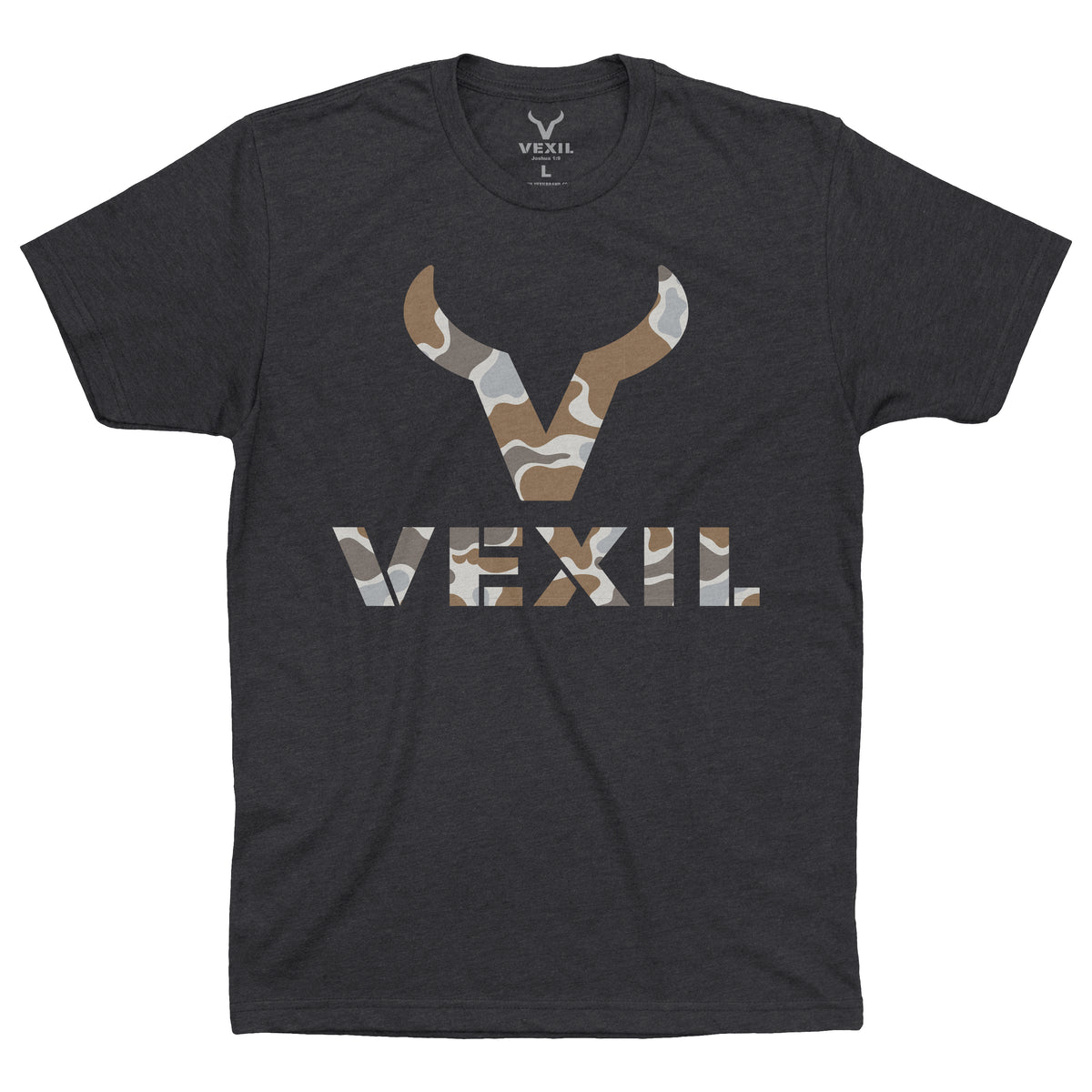 Vexil Brand - Light Retro Camo Logo - Charcoal
