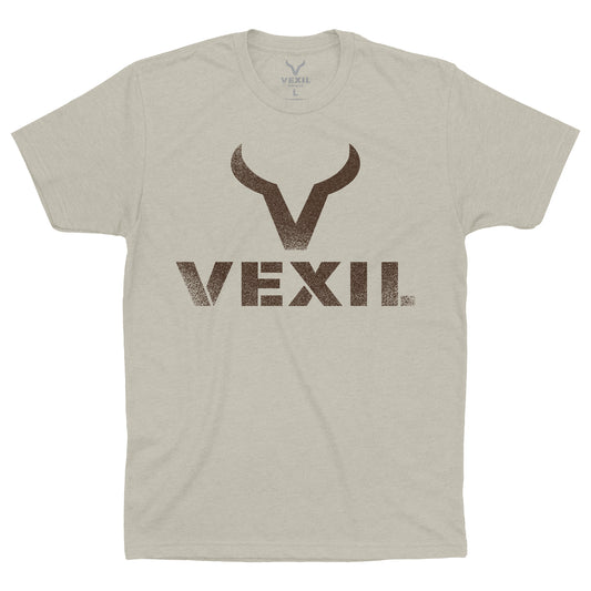 Vexil Brand - Distressed Logo - Sand/Brown