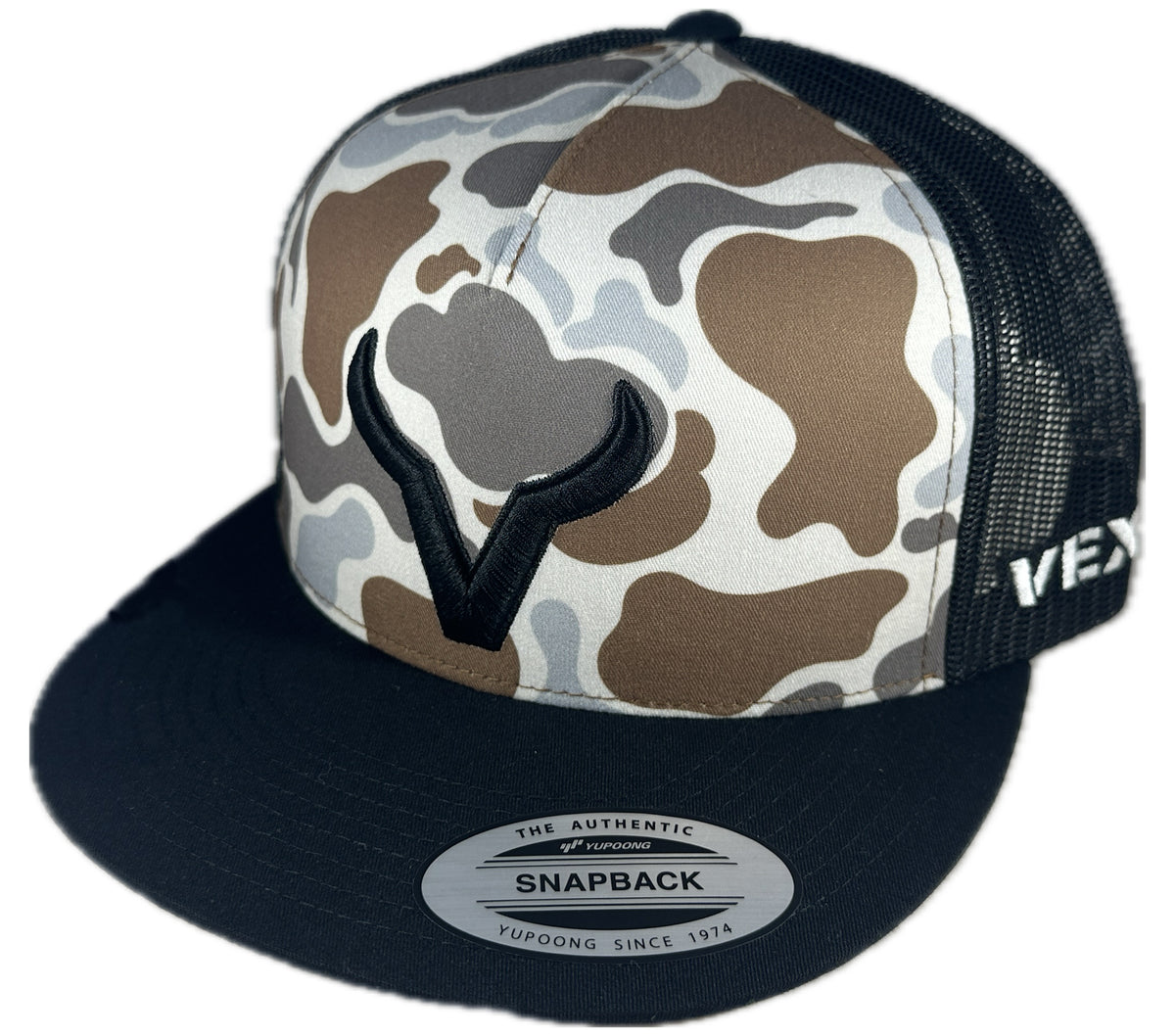 Vexil Brand - Black Icon - Black/Light Retro Camo/Black Mesh