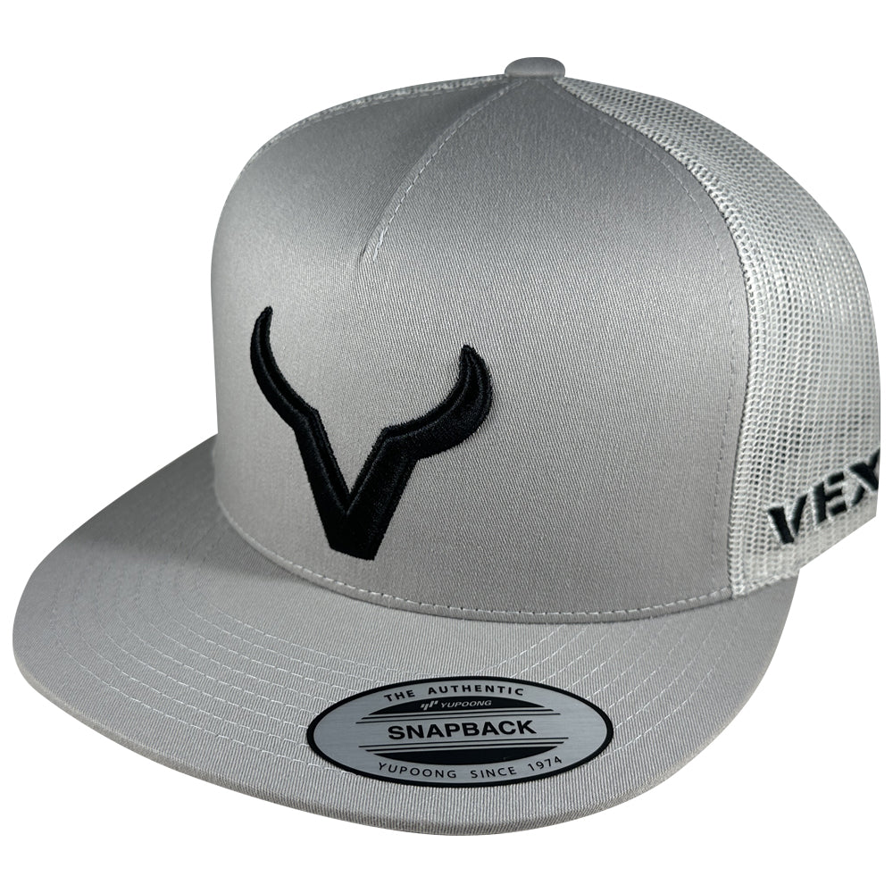 Vexil Brand - Black Icon - Silver/Silver Mesh