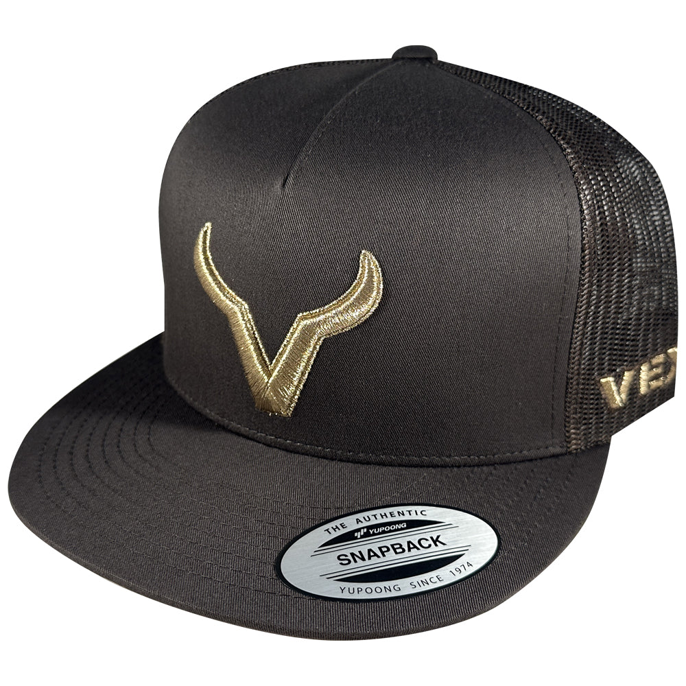 Vexil Brand - Gold Icon - Wet Brown/Coffee Mesh
