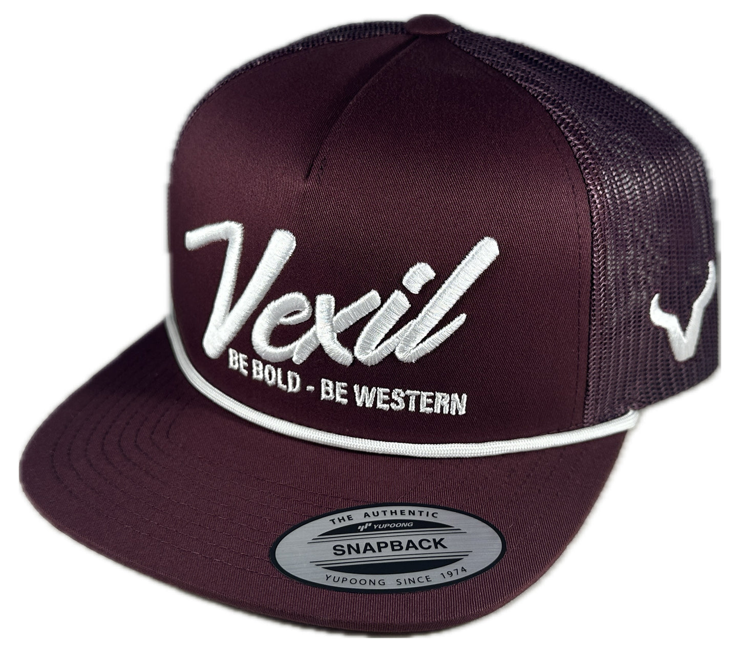 Vexil - Be Bold, Be Western - Maroon/Maroon Mesh