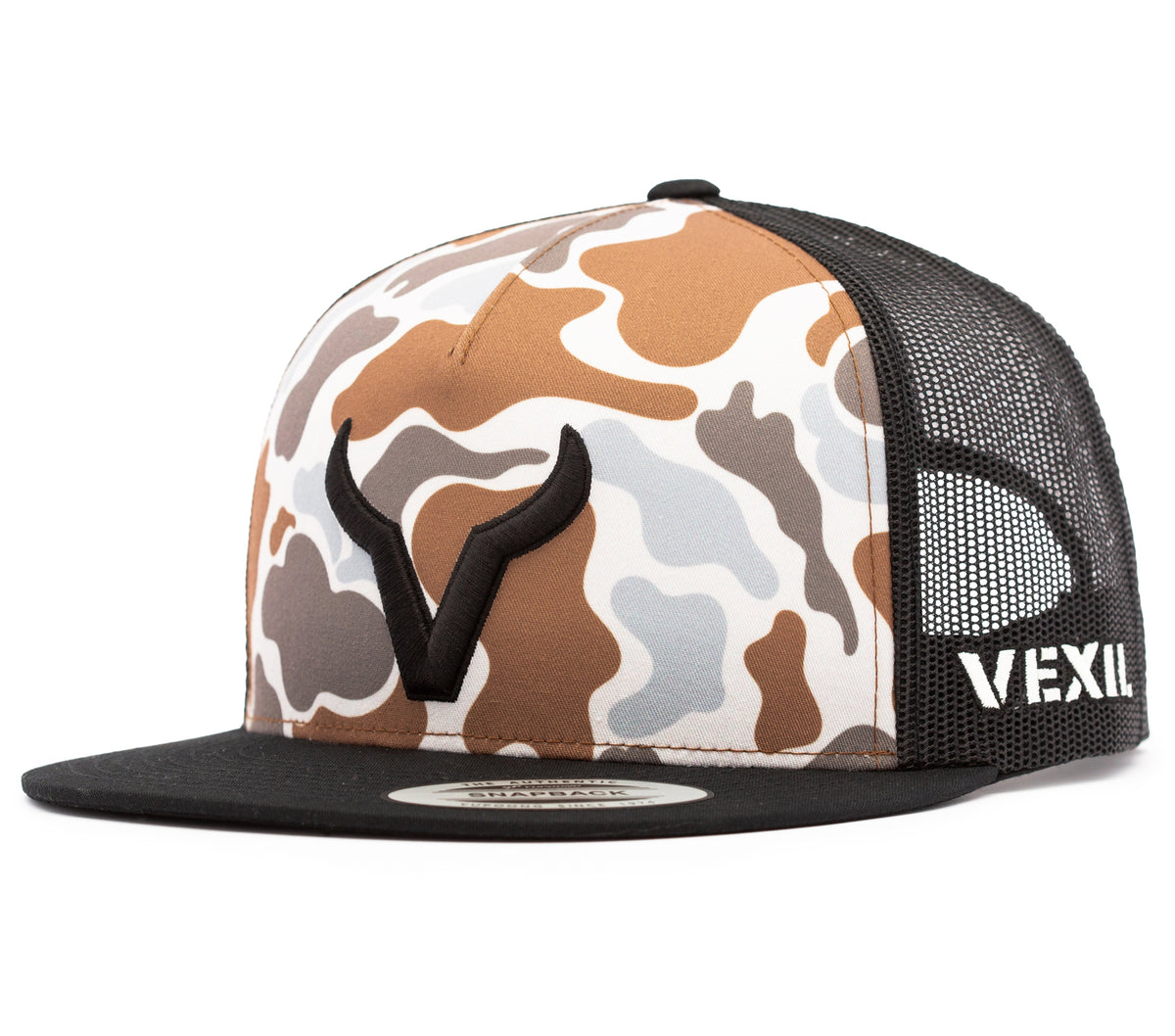 Vexil Brand - Black Icon - Black/Light Retro Camo/Black Mesh