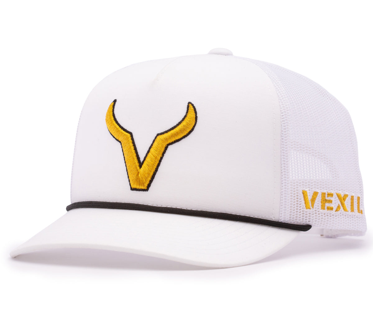 Vexil Brand - Gold Icon - White/White Mesh