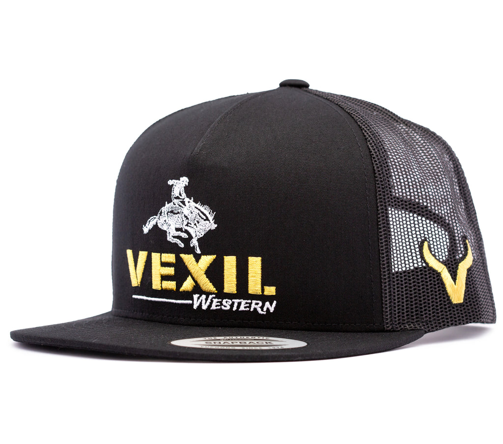 Vexil Western - Bronc - Black/Black Mesh – VEXIL BRAND