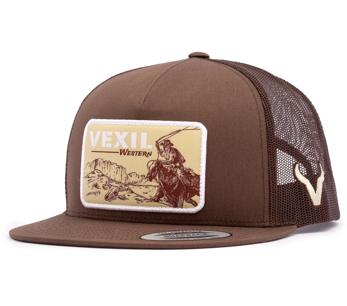 Vexil Western - Cowboy - Brown/Brown Mesh