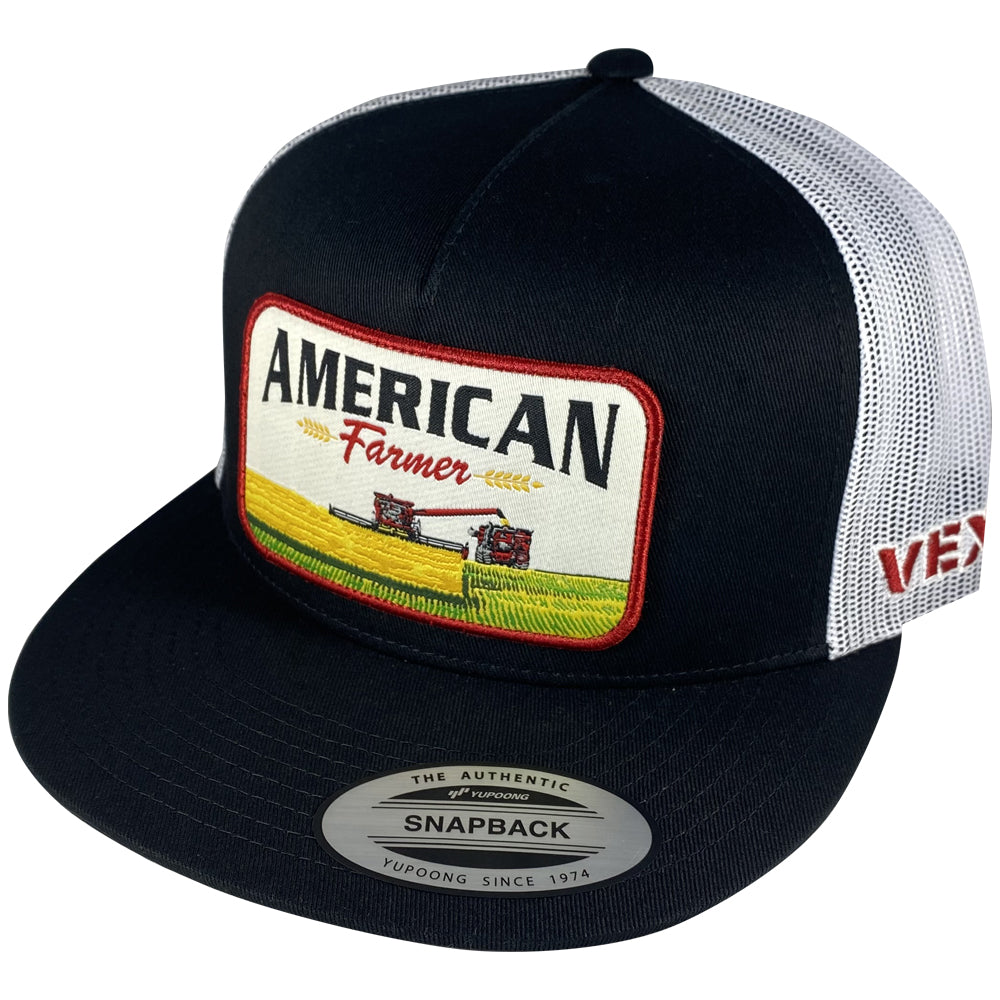 American Farmer - Harvest - Black/White Mesh