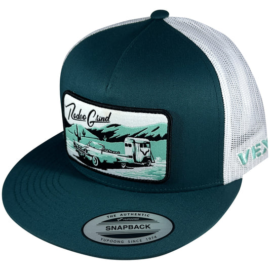Rodeo Grind - Cadillac - Deep Teal/White Mesh