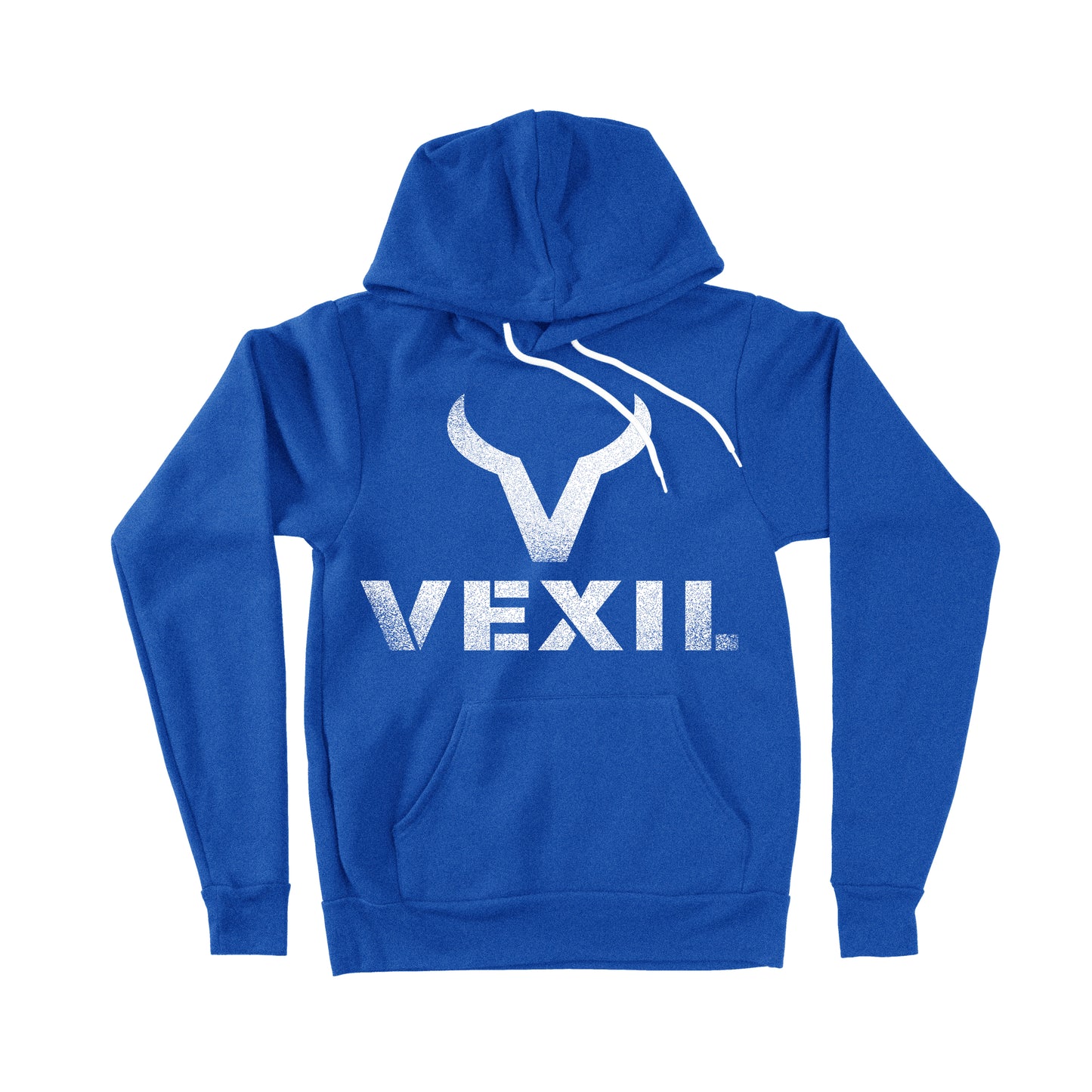 Vexil Brand - Hoodie - Distressed Logo - Royal Blue