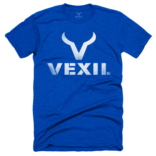 Vexil Brand - Distressed Logo - Royal Blue