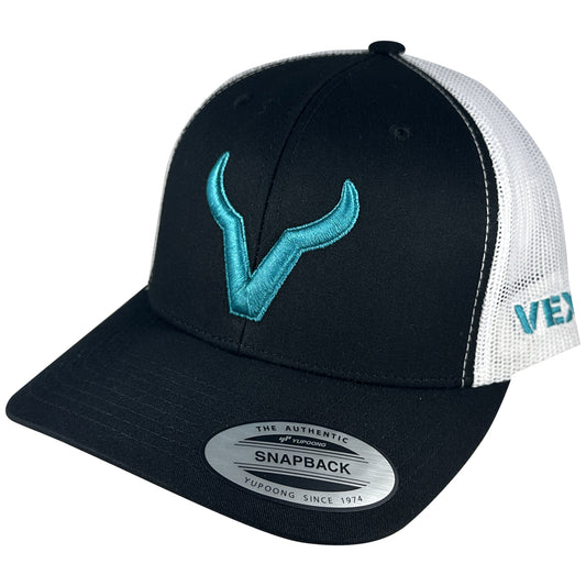 Vexil Brand - Teal Icon - Black/White Mesh