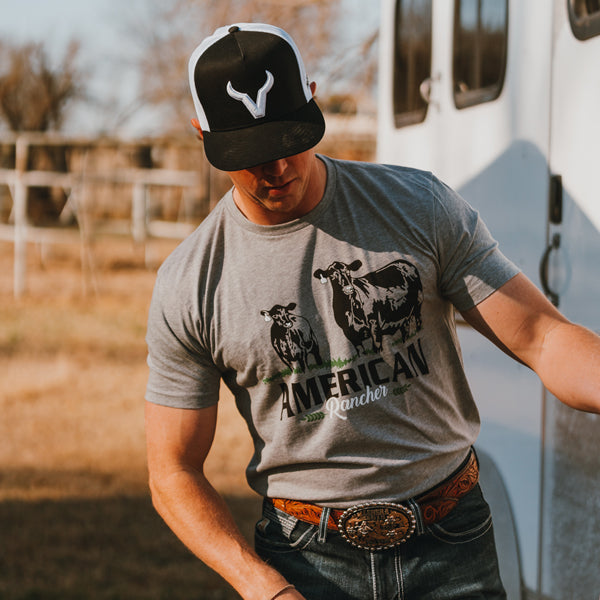 Ranching is the foundation of the Western Lifestyle and our American Rancher Hat Line is a tribute to all ranchers who have helped build this life we love so much. If you are a Rancher, thank you...... if you know a Rancher, thank them. 🇺🇸🤠