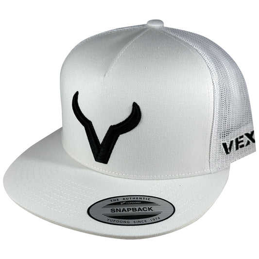 Vexil Brand - Black Icon - White/White Mesh