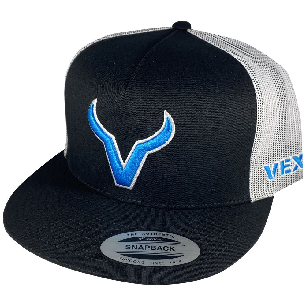 Vexil Brand - Light Blue Icon - Black/White Mesh