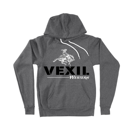 Vexil Western - Hoodie - Bronc - Deep Heather Grey