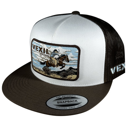 Vexil Western - The Chase - Brown/White/Brown Mesh